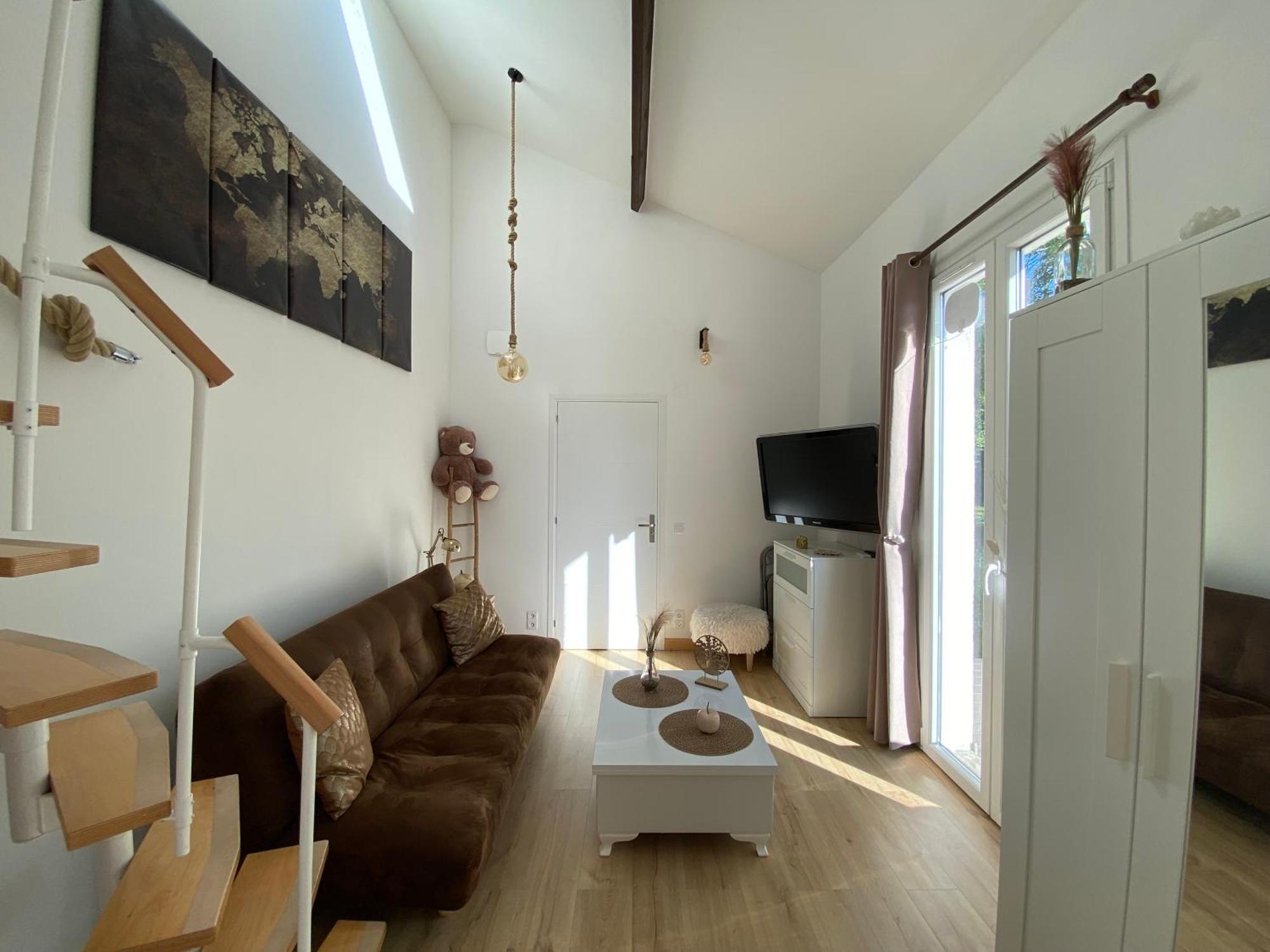 The Little Oak - Tiny House With Bed On Mezzanine & Terrace - From 1 To 4 P Disney, Paris & Cdg Pomponne Eksteriør billede